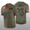 Denver'broncos''men 3 Drew Lock 10 Jerry Jeudy 58 Von Miller Custom Women Youth Salute to Service Camo Limited Jersey