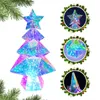 Noviteiten LED Kleurrijke Kerstboom Licht Romantische Kerst Decoratie Tafellamp Voor Desktop Slaapkamer Woonkamer Home Decor Kerstcadeaus 231208