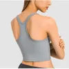 2023 Racerback Débardeurs pour femmes avec soutien-gorge rembourré Camis Sexy Yoga Chemise de sport Stripe Vêtements de sport Femmes Sous-vêtements Courir Fiess Soft High 6