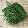 20pcs en plastique feuilles de palmier artificielles branche plantes vertes fausse feuille tropicale maison décoration de mariage arrangement floral T20070285K