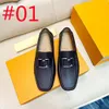 27Model Men Chaussures en cuir Nouveau style Designer formel robe de mariage Chaussures de mariage Red Wine British Style Business Office Slip on Le cuir Miners 2024