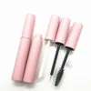 20/50/100pcs 10ml tubos de brilho labial rosa garrafa labial vazio delineador rímel recipiente cosmético embalagem248b