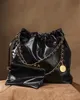 2023 new garbage bag women's shoulder bag shopping bag fashion trend women's bag chain bag tote wallet cc bag