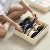 Washable underwear & bra organizer Clothes Storage Box Closet foldable Dormitory case Scarf &Tie Socks Y1113257L