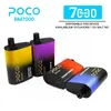 vape eu magazzino locale Originale POCO 7000 puff poco vape 5000 Pod 17ml preriempito 650mah Bobina a rete tipo c ricaricabile disposbale vapes poco 10000 10k