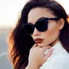 Brand Design Cat Eye Zonnebril Damesmode Quay Zonnebril Vrouwelijke Vintage Spiegel Zonnebril Cateye Feminino Oculos2811