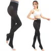 Cintura barriga shaper sexy meias compressão queimar gordura super fino dormir durante a noite emagrecimento meias senhoras beleza perna magro legging remendo 231208