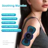Massera nackkudde LCD Display Neck Massage Electric Massager Cervical Neck Back Patch 8 Mode Pulse Muscle Stimulator Portable With Remote Control 231208