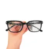 Lunettes de vue Cadre Lunettes de soleil pour femmes Hommes Lunettes optiques carrées Verres personnalisables Personnalisé Europe Amérique Style artistique littéraire Lunettes 9zl9