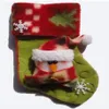 Santa Claus Gift Snowman Christmas Stocking med 30 Small Pocket Christmull Decoration Socks276y