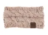 C Haarband Kleurrijk Gebreid Gehaakt Twist Hoofdband Winter Oorwarmer Elastische haarband Brede haaraccessoires