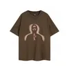 T-shirt polo da uomo T-shirt girocollo Abbigliamento estivo in stile polare ricamato e stampato con puro cotone da strada 42ed
