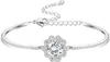 Vergulde ketting Slaiss 18k platina oneindige armband Tsjechisch kristal bloem liefdesknoop armband verstelbare dames Valentijnsdag jubileumarmband 7yx7