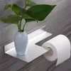 Toilet Paper Roll Paper Holder Stainless Steel Wall-mounted Bathroom Toilet Paper Holder Aluminum Accessories Hanging Type321N