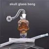 Brûleur à mazout en verre le moins cher Bong Crâne Gourd Forme Narguilés Dab Rig Bongs Tuyaux d'eau Matrix Percolateur Main Fumer Cendre Catcher Bong avec Banger Pot d'huile avec tuyau