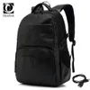 Schwarzer Rucksack für Herren, für Reisen, Rucksäcke für Herren, wasserdicht, Business-Rucksack, Laptop-Rucksack, Herren-Büchertasche, Large3121