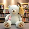 Huge 130cm wholesale Big America Bear Stuffed Animal Teddy Bear Cover Plush Soft Toy Doll Pillow Cover(without Stuff) Kids Baby Adult Gift