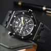 Diseñador AP Reloj para hombre Relojes de cuarzo de alta calidad Bisel hexagonal de roble Hombre Reloj de pulsera para mujer Correa de goma Moda Relojes de pulsera deportivos Relojes modernos