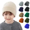 Neue Winter Baby Hut Kinder Hut für Mädchen Jungen Kind Gestrickte Hut Baumwolle Wärmer Kinder Kappe Neugeborenen Fotografie Requisiten 1-10 jahre Alt