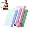 Yoga Mats TPE Yoga Mat Soft Thickened Exercise Pad Foam Balance Cushion Gym Pilates Block for Stability Strength Training Physical Therapy 231208