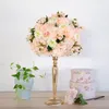 Flores decorativas grinaldas personalizar 35cm artificial rosa mesa de casamento decoração flor bola peças centrais pano de fundo festa floral roa350t