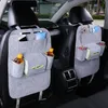 Auto Car Back Seat Storage Bag Organizer Trash Net Holder Multi-Pocket Travel Hanger för Auto Capacity Pouch Container2687