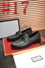 112model Italian Luxury Mens Designer Dress Shoes Loafers Full Grain Leather 2023 Summer New Style Designer Black Wedding Party Social Shoes Man