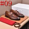 23 modelo 2024 novos mocassins marrons fivela cinta dedo do pé redondo sapatos para homens casamento preto designer sapatos masculinos frete grátis tamanho 38-46