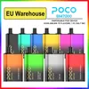 vape eu magazzino locale Originale POCO 7000 puff poco vape 5000 Pod 17ml preriempito 650mah Bobina a rete tipo c ricaricabile disposbale vapes poco 10000 10k