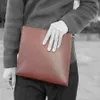 2018 Nouvelle pochette de toilette Travel 26 cm Course de maquillage de protection pour les hommes Sacs cosmétiques en cuir authentique en cuir pour femmes321i