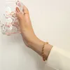 2022 Spring fashion French heavy duty fancy twist bracelet 18K true gold color stainless steel bracelet accessories wholesale