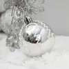 24 pezzi set palla di natale in scatola albero di natale appeso decorazione pendente 6 cm oro bianco palle di ornamento natalizio per la festa in casa 21102236u