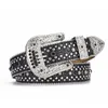 Designer Bb Simon Belts Cintura con diamanti lucenti alla moda Nero Blu Bianco Multicolor con strass scintillanti come regalo