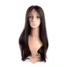 Cabelo humano meia perucas para mulheres brancas peruca kosher europeu cabelo virgem cambojano kinky peruca de renda reta 2583119