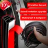 New Car Door Sealing Strips 3 Layer Sealing Stickers Auto Soundproof Dust-Proof Waterproof Rubber Seal For Cars Interior Accessories