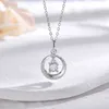 MERRYSHINE Anpassad 925 Sterling Silver Vackra kvinnliga smycken Moissanite Pendant Halsband för kvinnor