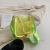 Mädchen Candy Farbe Gelee Kette Handtaschen Kinder wasserdichte transparente einzelne Umhängetasche Kinder Messenger Bags Z5892