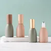 Neues Produkt Morandi Series 12 ml 768 Stück/Lot Rollerflasche mit Stahlkugel-Holzkappe