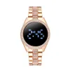 Women Diamond Touch LED -klockor Fashion Waterproof Trend Woman Par Watch Unique Display den mest speciella present Jam Tangan Peremp197x