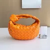 Heißer Verkauf Mini Tasche Neue Designer Tasche Damen Tragetaschen Candy PU Geflochtene Satchel Wolke Stricken Mode Luxus Marke Handtasche Brieftasche Hand Geldbörse