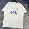 Designer T Shirt Mens High Street Par Luxury Gloss Brodery Tee Womens Cotton Clothes Tyg Printing Colorful Fashion Loose Simple KH5Z