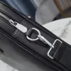 Men Designer Teksoca portfel Marka kontrola uchwyt na torbę na ramię oryginalne skórzane paszport torba komputerowa
