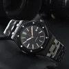 2024 Ny modeklocka Mens Automatic Machinery Movement Waterproof High Machinery Watches Wristwatch Hour Hour Hand Display Metal Strap Simple Luxury Popular Watch A-1