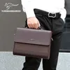 Kolejki męskie torebki pu skórzana męska taczka na torba biznesowa dla mężczyzn marki torby laptopa organizator Docume189y
