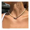 Pendant Necklaces silver Western west Queen with the same wood star vivi pearl necklace wholesales European and American fashion INS1 :1 brass plated clavicle women-1