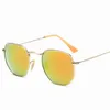 Mode Familie Sonnenbrille Frauen Männer Vintage Designer Sechseckige Sonnenbrille Verspiegelt UV400 Brillen für Damen mit case254t