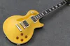 Klasik Standart Slash Signatuer Goldtop Elektro Gitar, One Piece Neck Guitarra