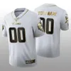 Minnesota''Vikings''Men 22 Harrison Smith 33 Dalvin Cook 19 Adam Thielen Personnalisé Femmes Jeunes 100e Blanc Golden Edition Jersey