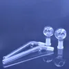 Gros nouveau design fumer pipe à main épais capiteux plié grand 6,5 pouces 10 mm femelle tuyau de brûleur à mazout en verre avec dôme Australie USA populaire