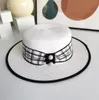 2021 Kvinnor Män Wool Felt Jazz Hat Fedora Panama Style Cowboy Trilby Party Formell klädhattar stor storlek Gul vit RxJud3968503